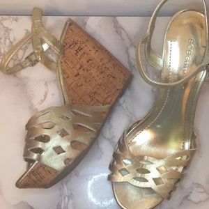 BCBGeneration Gold Wedges